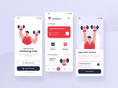 Emstrong Club - Exercise Apps Exploration