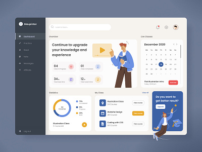 Maupintar - Online Course Dashboard Exploration