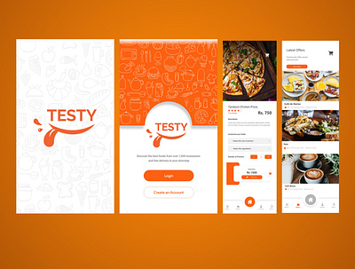 Ui design for Testy app art graphic design icon logo typography ui ux web website