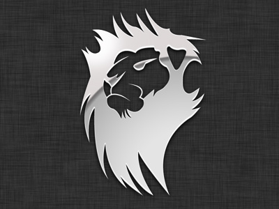 Logo design lion logo simple texture