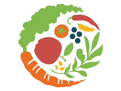 Crop Swap Vancouver - Logo Mark brand and identity branding design graphic design illustration logo logo design logomark vector vegetables