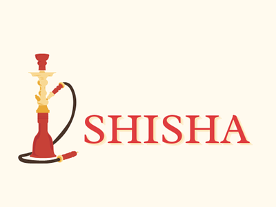 Shisha cool design hookah logo logodesign