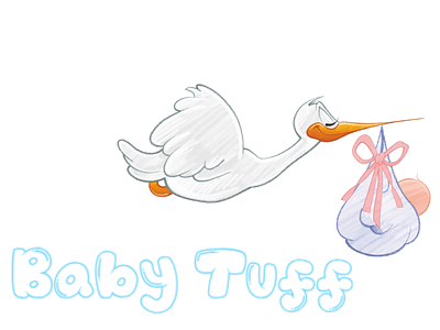 Baby Tuff baby baby logo branding cool cute design illustration logo logodesign nice