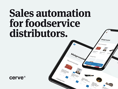 New website coming soon | Cerve automation food minimal minimalism mobile sales typography ui ux website