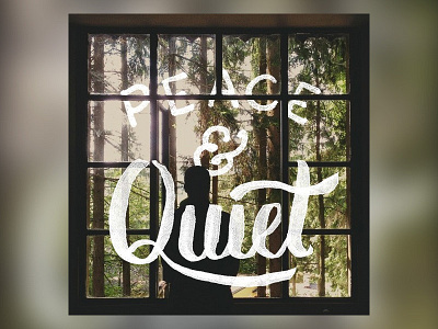 Peace & Quiet designersmx hand lettering mix photography playlist