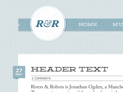 Rivers & Robots - Website