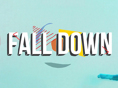 Fall Down Music Video animation music projection video