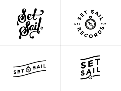 Set Sail Logos branding ideas logos typography