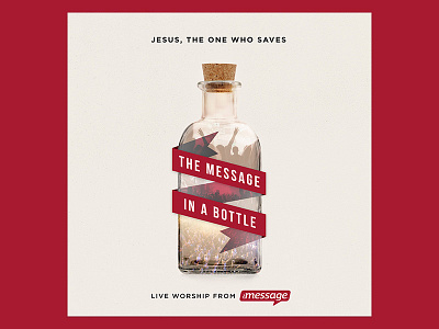The Message In A Bottle album art collage cover