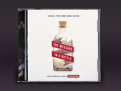 Message In A Bottle album art design packaging photography