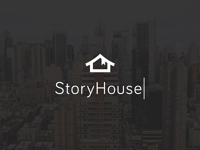 StoryHouse Branding bariol book branding design house logo story symbol