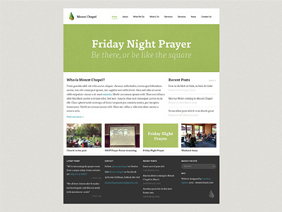 Mount Chapel Website redesign website wordpress
