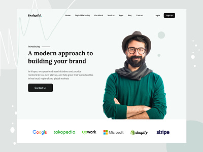 Startup design agency landing page 2021 trend agency branding agency landing page agency website best shot design designer dribbble best shot minimal mobile product design startup trendy design typography ui uidesign uiux ux design website