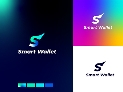 Smart wallet - Branding 2021 trend agency branding agency landing page agency website banking banking branding banking logo best shot brand book brand guideline brand identity branding design dribbble best shot graphic design logo logo design mesh gradient product design wallet