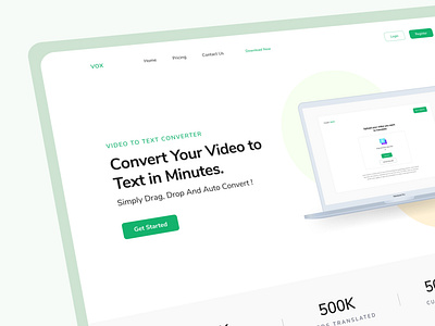 #Exploration- Saas Landing page