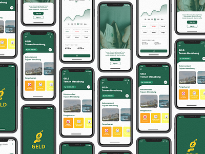 E-Wallet Mobile Design APP (GELD) app e wallet green mobile design app money ui uiux wallet