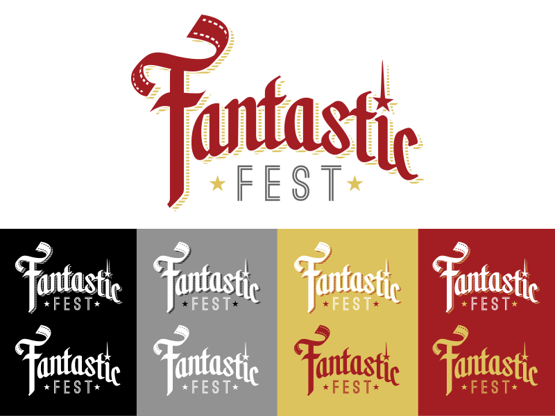 Fantastic Fest logo contest entry logos movies fantastic fest austin film graphic designer design logo alamo drafthouse concept branding