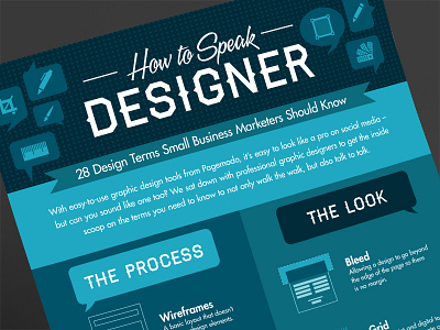 How to Speak Designer Infographic data data visualization flat graphic design infographic infographics stats