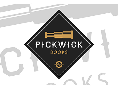 Pickwick Books logo books exploration explore imprint logo logos pickwick