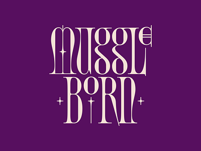 Muggleborn bodoni design didone didot font hand lettering lettering lettering art logo logotype lombardic capitals medieval type type design typeface typogaphy vector wordmark