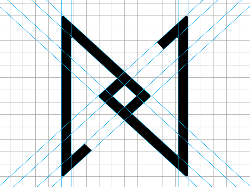 Novum adobe design gif graph grid illustrator letter letter-mark logo novum style typography