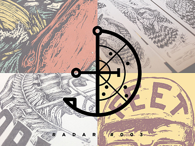 Radar #003 - Nathan Yoder 40fathoms art cottonrag giclee gicleeprint highquality illustrator poster posters print printed prints