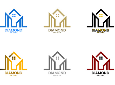 Real Estate Designs design flatdesign flatlogodesign illustration logo logodesign logotype minimalist minimalist logo vector