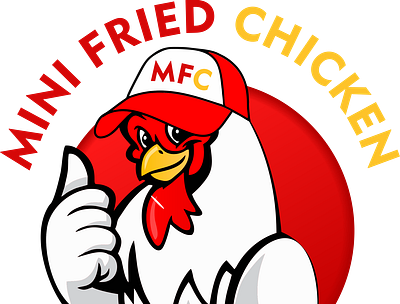 My Jobs Mini Fried Chicken branding design logo