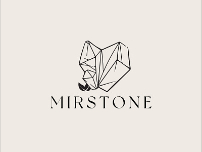 mirstone logo app branding design icon illustration illustrator instagram letter logo vector
