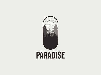 Paradise Logo Design branding clothing logo design fashion graphic design icon illustrator logo logo maker minimal typography vector