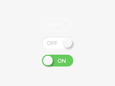 On/Off Settings Switch green ios iphone off on switch