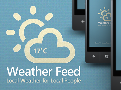 Weather Feed app application weather windows phone