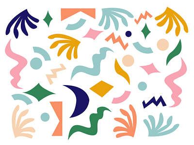 Under The Sea abstract illustration pattern