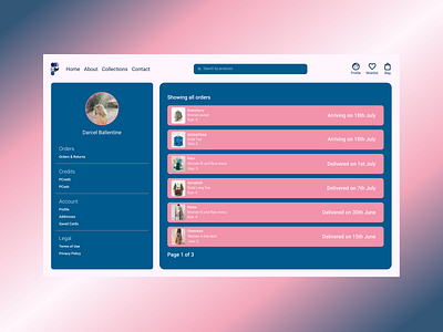 Daily UI Challenge 006: User profile