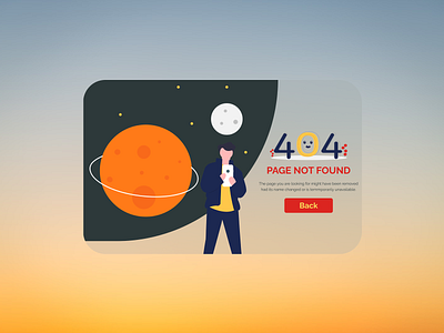 Daily UI 008 : 404 page