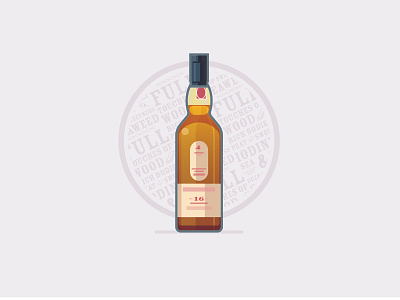 Lagavulin16 craig cullimore creative direction design graphic design illustration vancouver whisky