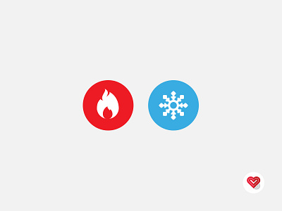 Hot, hot, hot. Cold. cullimore design graphic iconography icons symbols ui vancouver