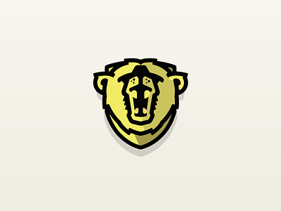 Bear Logo - RAWR! 2d badge black cullimore design flat graphic design icon illustration logo vancouver vector