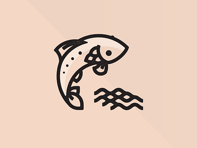 So long and thanks for all the fish! 2d branding design flat graphic graphic design icon illustration logo stamp symbol vector