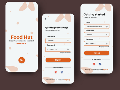 Food Hut Ordering App