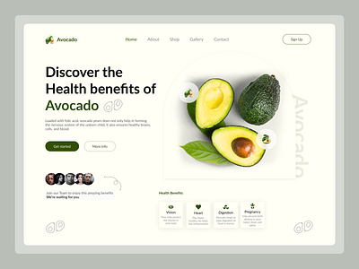 Avocado Landingpage