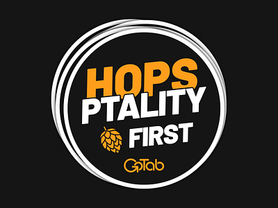 GoTab HOPSpitality First Sticker