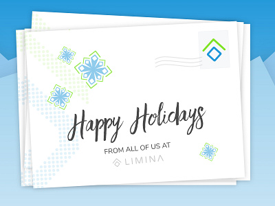 Limina Holidays clean design holidays illustration limina mail typography ux