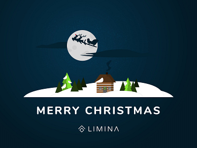 Merry Christmas! christmas design holiday illustration limina