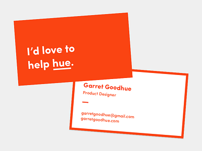 Personal Business Card business card