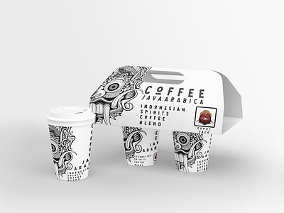 Coffee Cup Holder Mockup