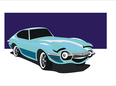 Toy car2 2 design flat illustration vector