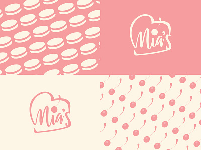 Mia's Sweet Baking bakery bakery logo bakerylogo brand brand design brand identity branding branding and identity branding design cake cake logo cake shop cakes illustration logo logo design logodesign logos sweet sweets