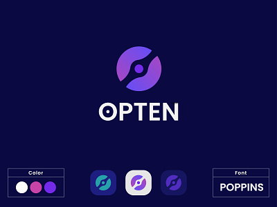 Opten minimalist logo