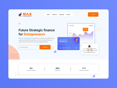 Fintech landing page design branding design fintech fintech lending page fintech web fintech web design graphic design landing page landing pare design logo ui ui design ui ux design web web design website design